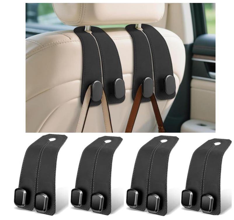 Leather Car Seat Headrest Hook