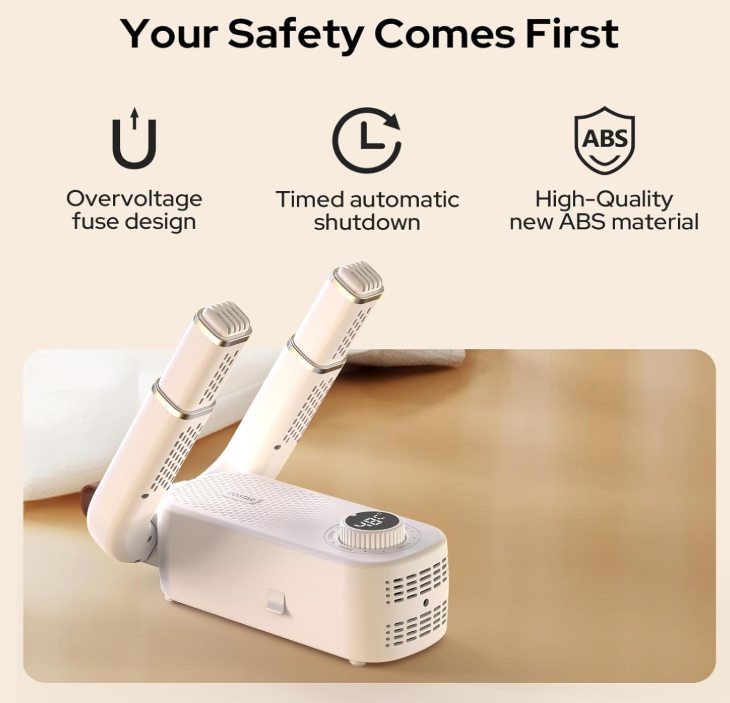 Electric Shoes Dryer Machine with Adjustable Warm Air Pipes